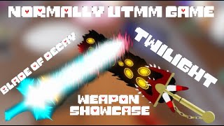 Normally UTMM Game  Weaponarmorsouls showcase [upl. by Okin]