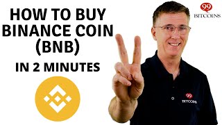 How to Buy Binance Coin BNB in 2 minutes 2024 Updated [upl. by Hump272]