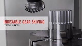 Indexable Gear Skiving  Seco Tools [upl. by Cattier]