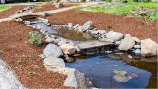 How to Build a Creek Water Feature [upl. by Euginomod]