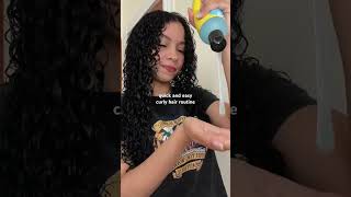 Styling my curly hair curls curlyhairroutine [upl. by Deloris456]