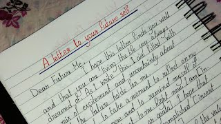 A letter to your future self  Letter writing in english  EasyLearningWithSusmita [upl. by Aicilana]