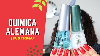 RESEÑA  TRATAMIENTO ENDURECEDOR QUÍMICA ALEMANA  SaMi Beauty [upl. by Ahsinrac]