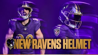 Baltimore Ravens Reveal New Alternate Helmet [upl. by Elene868]