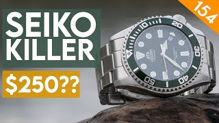 Orients new quotBaby Tritonquot is a Seiko Killer  RAAC0K review [upl. by Murrell825]