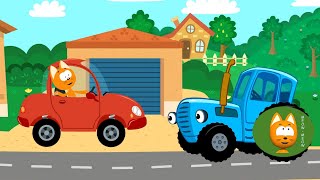 Vroom Vroom Car for the Baby  Meow Meow Kitty  song for kids [upl. by Paske]