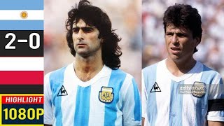 Argentina 2 x 0 Poland Kempes Passarella ●1978 World Cup Extended Goals amp Highlights HD 1080 [upl. by Ialokin574]