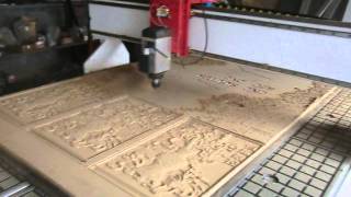 HBS 5X10 CNC Router Quick to cut MDF influencecncgmailcom [upl. by Dietrich]