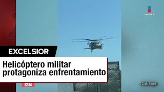 Helicóptero de la Marina se enfrenta a balazos con un convoy armado en Sinaloa [upl. by Mcgregor326]