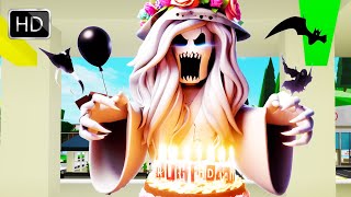 Roblox BrookHaven RP The Cursed Birthday Girl Scary Full Movie [upl. by Kimbra985]