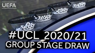 UEFA CHAMPIONS LEAGUE 202021 Group Stage Draw amp UEFA Awards [upl. by Eetnom]