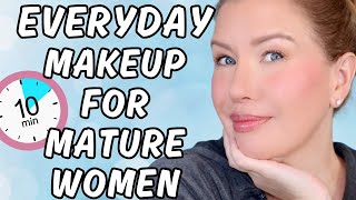 Quick amp Easy Everyday Makeup Tutorial For Women Over 50 [upl. by Chui]