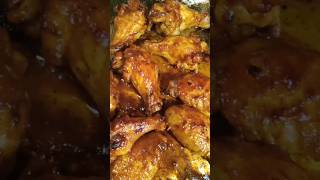 Barbecue Wings food fyi grateful beans cornbread wings [upl. by Kifar]