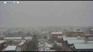 LIVE CAM Snow in Frederick MD [upl. by Aneetsyrk80]