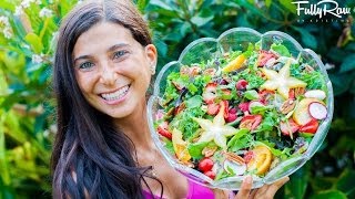 The FullyRaw Spring Salad [upl. by Lanrev]