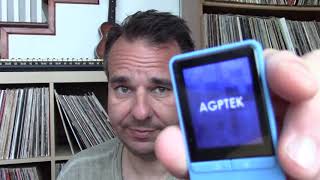 Agptek A20  Mp3 Player Unboxing and Thoughts on The Player [upl. by Eddi]