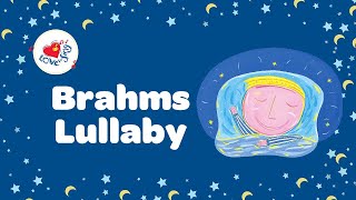 Brahms Lullaby Lyrics  Nursery Rhymes with Lyrics [upl. by Aylad]