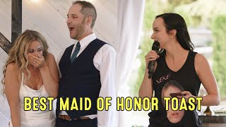 Best Maid of Honor Speech of All Time HILARIOUS [upl. by Shore]