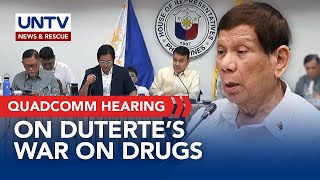 PART 1 House QuadComm hearing on Duterte drug war EJKs and other issues  November 13 2024 [upl. by Vonni]