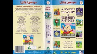 A Golden Treasury of Nursery Rhymes 2000 Reissue UK VHS [upl. by Larkins958]