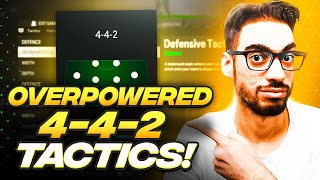 OVERPOWERED 442 FORMATION amp CUSTOM TACTICS FOR EAFC 24 ULTIMATE TEAM [upl. by Aruabea890]