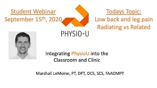 Low Back and Leg Pain  Radiating vs Referred [upl. by Mallen751]