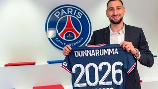 Donnarummas introduced at PSG [upl. by Leaw]