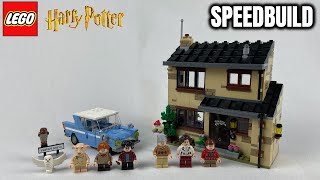 LEGO Harry Potter 2020 4 Privet Drive Speed Build amp Review 75968 [upl. by Ecissej475]