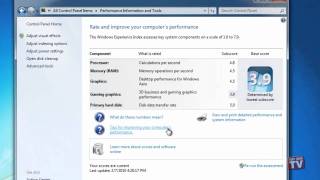 Measuring Your Windows 7 System Performance [upl. by Tyson207]