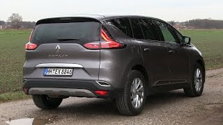 2015 Renault Espace 160 dCi 160 HP Test Drive [upl. by Hceicjow]