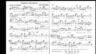 Harlem Nocturne playalong music sheet for Eflat instruments [upl. by Apfel]