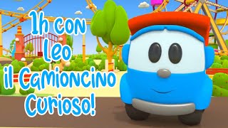 1h con Leo il Camioncino Curioso Compilation Cartone dei Piccoli [upl. by Briant]