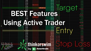 MUST know these Active Trader Features  OCO Stop Loss  ThinkOrSwim [upl. by Guibert]