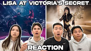 LISA VICTORIA SECRET PERFORMANCES REACTION  Rockstar  Moonlit Floor [upl. by Atnauqal903]