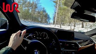 2018 BMW 540i M Sport G30  Tedward POV Test Drive Binaural Audio [upl. by Koser747]