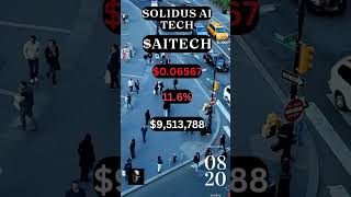 Feb 1 2024 Solidus Ai Tech AITECH  006567 116 Down 27284343 Market Cap [upl. by Varipapa]