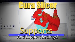 Cura Support Tutorial  Support Tips and Tricks [upl. by Nannahs826]