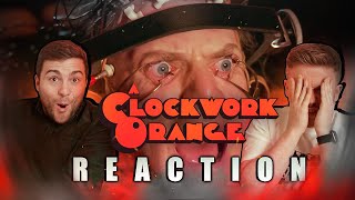 A Clockwork Orange 1971 MOVIE REACTION FIRST TIME WATCHING [upl. by Nevi]