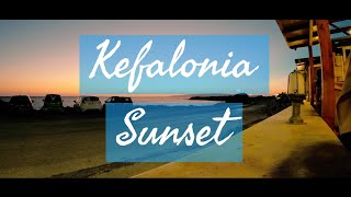 Sunset over Ammes Beach Kefalonia GoPro Hero 10 Black 4K Nightlapse [upl. by Finer]