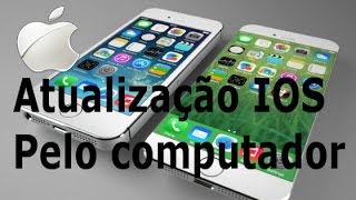 Como atualizar IOS no computador pelo itunes  veja como fazer [upl. by Sitsuj240]