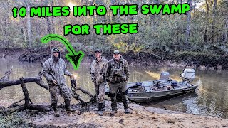 We went 10 miles into the swamp to hunt these Choctawhatchee river [upl. by Onitnatsnoc244]