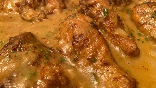 How To Make Real Southern Smothered Chicken And Gravy Soul Food Cooking [upl. by Batista]