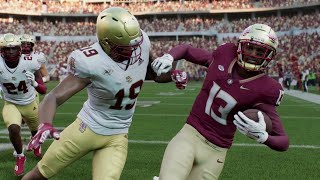 Florida State vs Boston College  NCAA Football 92 Full Game Highlights  College Football 25 Sim [upl. by Zeiler]