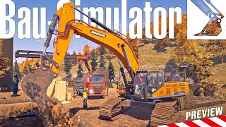 BAU SIMULATOR Preview Gameplay vom NEUEN Bau Simulator 2022 [upl. by Ynttirb814]