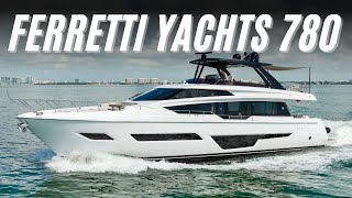 2023 Ferretti Yachts 780  6599500 [upl. by Tail]