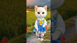 Cute Cat🐈 Cat Dancing videos catdance viralshorts [upl. by Tonie]