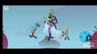 Stickman fight game of mini game and 4 player [upl. by Stephens]