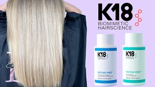 The NEW K18 Peptide Prep Shampoos  The ULTIMATE Review [upl. by Giliane]