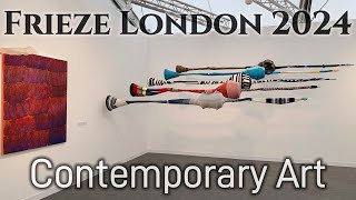 FRIEZE LONDON 2024 Contemporary Art Fair pt2 contemporary art gallery exhibitions Art Exhibitions [upl. by Rundgren]