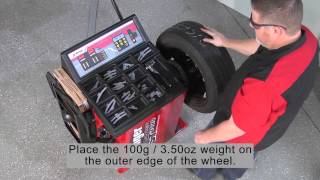 BendPak Ranger DST2420 Wheel Balancer  Self Calibration Procedure [upl. by Yeldahc]